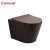 Import Northern Europe modern bathroom High-end custom designer matte black color wc wall hung toilet from China