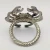 Import Novelty decorative coastal silver metal crab napkin ring from China