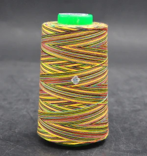 Nylon/polyester filament or spun/100% cotton/acrylic fibres multicolor thread/dyed section thread