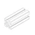 Import OB2525A clear anodized Aluminum profile led aluminum profile structural frame aluminum extrusion profile make door and window from China