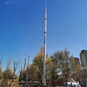 OEM &amp; ODM galvanized monopole tower microwave telecommunication tower