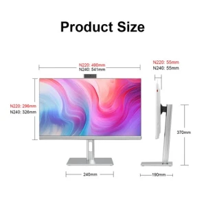 OEM New Lifting Base Design 21.5 inch all in one pc power supply top rated all in one desktop computer