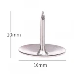 OEM Office Supply Silver Stainless Metal  Drawing Pin Pushpin Thumbtack