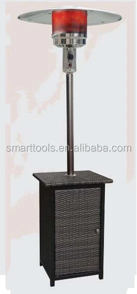 OEM Outdoor All Weather Camping Stainless Steel Wicker Gas Patio Heater