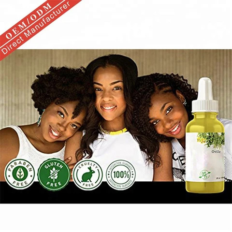 OEM Ovilz private label 100% Natural Herbal Organic Scalp Elixirs Care Loss Treatment Rosemary Hair Growth Oil Serum for Hair
