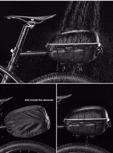 OEM/ODM KW-672 Hard EVA Composite Mountain Road Bike Tool Travel Bag Waterproof Leather Bicycle Saddle Bag Box Case