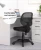 Import Office Chair Low Back Upholstered with Mesh Adjustable Swivel Computer Office Desk Chair from China