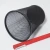 Import Office desktop black 9cm round pencil holder metal wire mesh ball pen holder from China