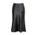 Import OOTN Black Midi Skirt Party SkirtSummer Autumn Glossy Satin Trumpet High Waist Skirt from China