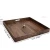 Import Ottoman Walnut Serving Tray Decorative Wood Extra Large Square Home from China