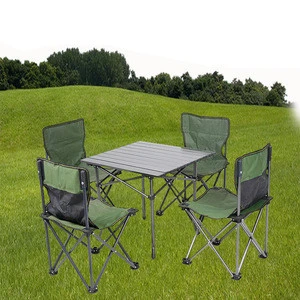 Outdoor Camping Picnic Portable Folding Table and Chair Gargen Set