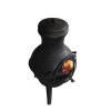 Outdoor heater charcoal mini iron chimenea