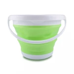 Outdoor  Plastic Silicone Rubber Collapsible  Folding Water Bucket