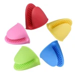 Oven Mitts 2pcs Silicone Heat Insulation Silicone Oven Gloves Cooking Mitts Pinch Grips Kitchen Heat Resistant Gloves