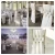 Pack Of 5 Extra Wide Premium Diy Chiffon Chair Sashes And Chair Bands For Wedding Ceremony Reception Decorations Supplies