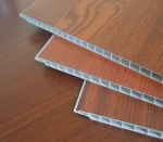 Panel decorativos moisture-Proof laminated PVC Integrated wooden decorative wpc wall panel