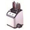 Patented Multi-Function of Electric Knife sharpener of steak kitchen knife set organizer