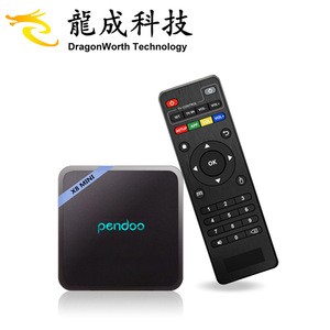 Pendoo New Arrival Amlogic S905W Smart Wifi Mini TV Box Pendoo X8 Mini 1GB 8GB 4K hd with IR and Mount HDD Player