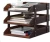 Import Perfect Office Organization for Desktop Leather Desk Organizer 3-Tier Stackable Letter Tray Holder from China