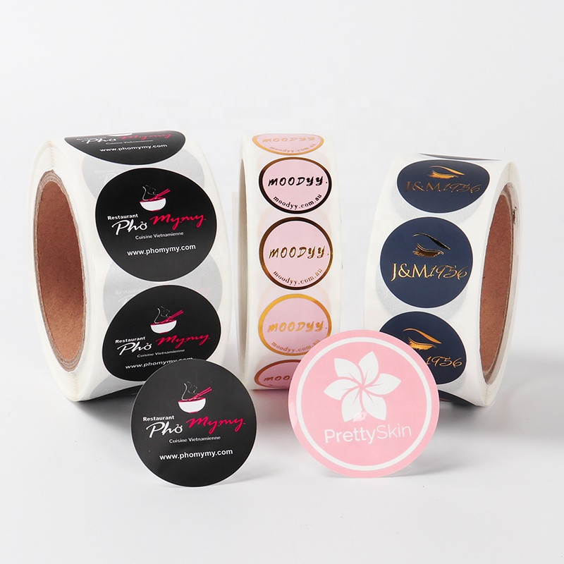Buy Personalized Product Private Custom Round Stickers Paper Vinyl ...