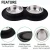 Import Pet Dog Bowls 2 Stainless Steel Dog Bowl with No Spill Non-Skid Silicone Mat Pet Food Feeder Bowls for Feeding Dogs Cats from China