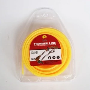 Petrol Lawn Trimmer, grass cutting string, 100% nylon trimmer line