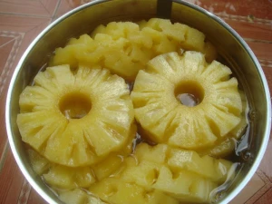 Pineapple canned in tin all sizes