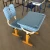 Import plastic comfortable adjustable height school desk chair set primary student desk school furniture from China