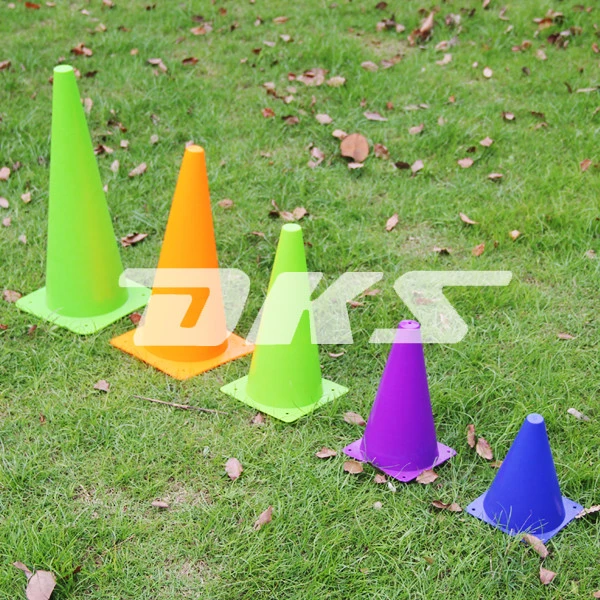 Plastic soccer sports training cones