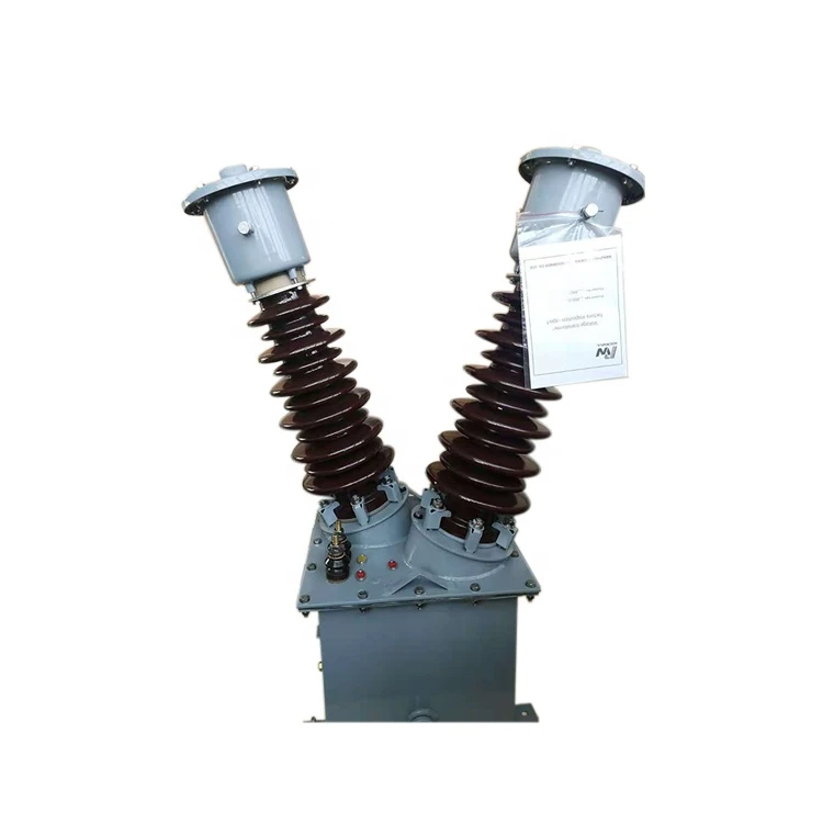 Pole mounted oil filled auxiliary voltage potential transformer 33/0.22kV 500VA