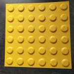 Polyurethane tactile indicator mat/tactile paving/datective paving/construction hardware(XC-MDB7001)