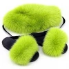 Popular Women Fur Slipper And Bags Designer Fur Slippers