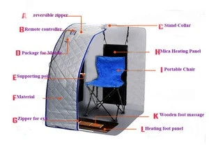 portable far infrared steam sauna room for weight loss
