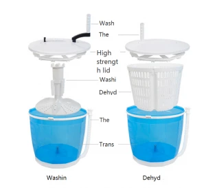 forord velsignelse pude Portable Hand Manual Clothes Non-electric Washing Machine, Spin Dryer,  Counter Top Washer/dryer Manual Washing Machine from China | Tradewheel.com