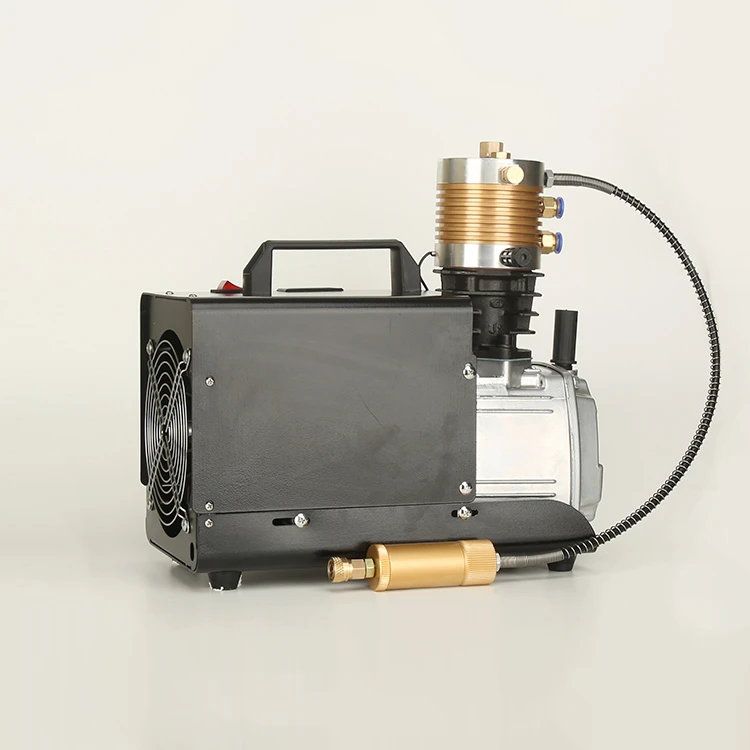 Portable mini electric pcp 300bar high pressure air compressor