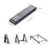 Portable Mobile Phone and Tablet Holder Foldable Laptop Desk Stand