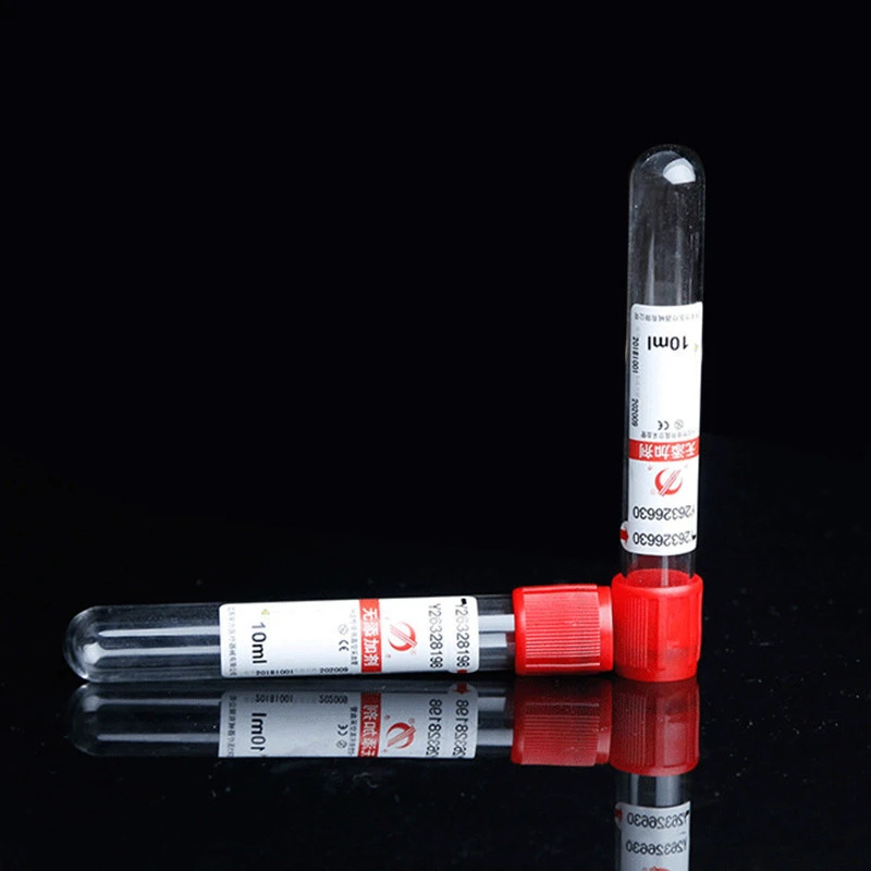 Premium Clear Custom Label Plastic Test Tubes Bottle With Screw Lids For Medical