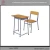 Import Primary school furniture wooden desk chair kids study table from China
