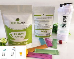 Private Label 14 days Fast Weight Loss Body Shaped Hot Selling Skinny Tetox Flat Tummy,Ice detox slim tea, herbal extract powder