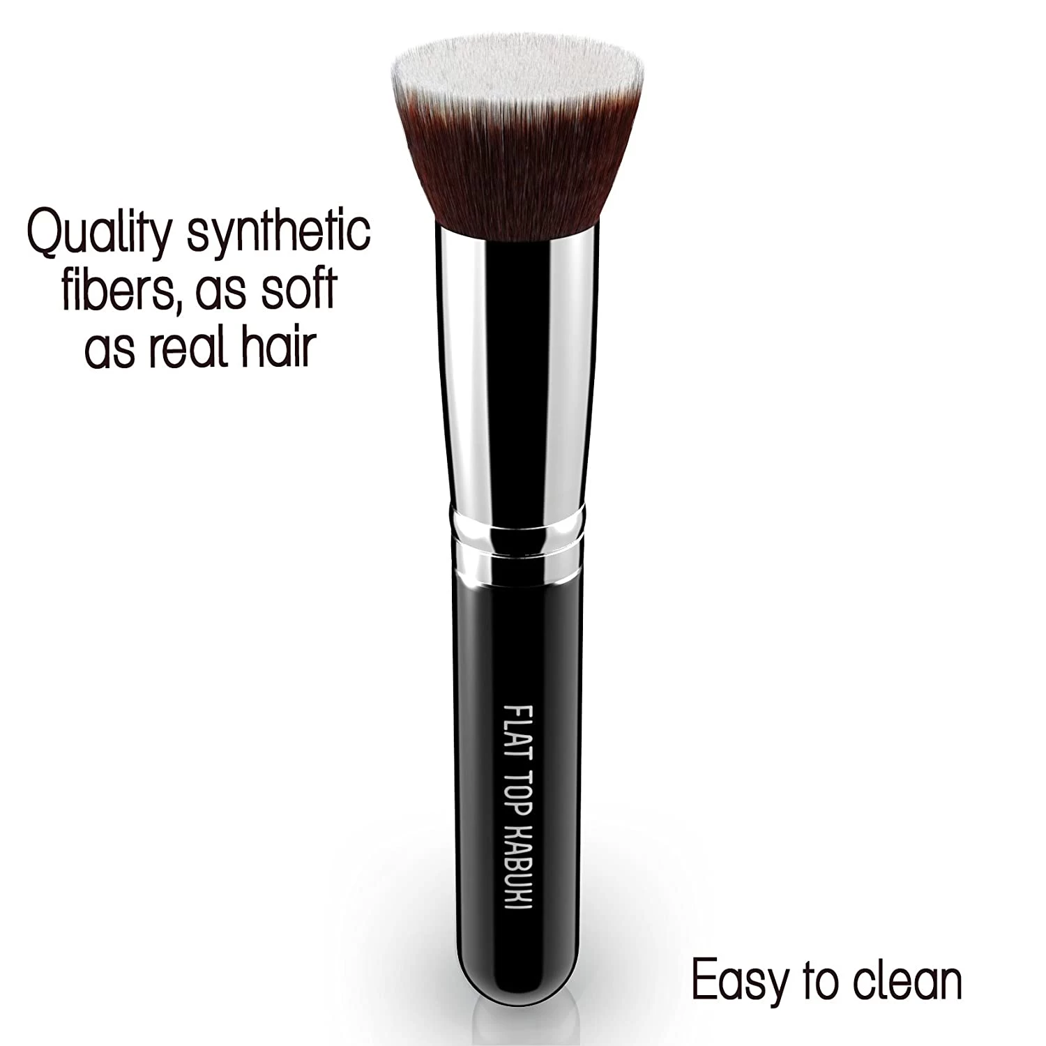 Private Label Custom Face Brush Flat Top Kabuki Foundation Makeup Brush Cosmetics Brushes For Beauty Tools