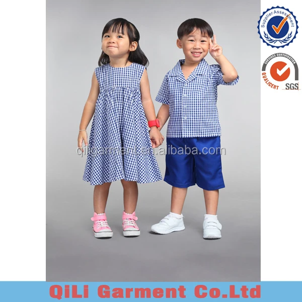 Profressional Mini order Kindergarten and Primary and Middle School Uniforms Kids School Uniform Design