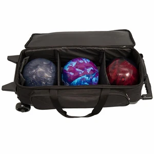 Promotional roller bowling bag 3 balls with shoe comportment