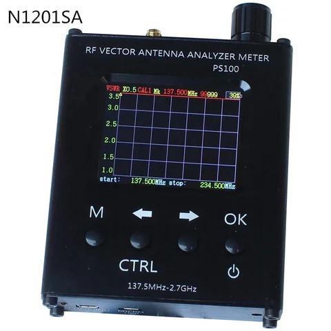 Buy Ps100 Uv Rf Vector Impedance Ant Swr Antenna Analyzer Meter Tester ...