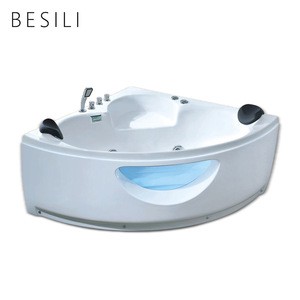 Pure Acrylic luxury hot tub/spa/whirlpool jacuzzi bath tub massage freestanding soaking bathtub with air bubble jet
