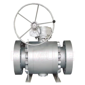 Q347F   API Standard Forged Steel Three-piece Fixed Flanged Ball Valve