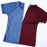 Quick drying mens T-shirt basketball running sports tights mens quick drying elastic sports fitness T-shirt