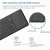 Import Qwerty English Letter Slim Computer Laptop  Mini Portable Smart TV Touchpad USB Wireless Keyboard Mouse Combos from China