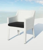 Rattan wicker restaurant chair