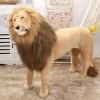 realistic plush standing lion life size stuffed standing lion plush toy