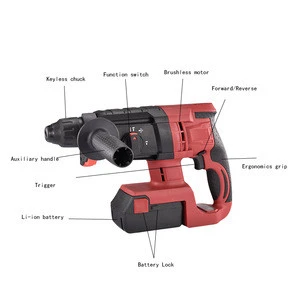 rechargeable cordless rotary hammer drill hammer